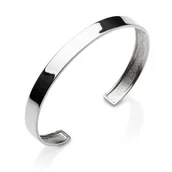 Bransolety męskie - Męska srebrna bransoletka - regulowana - miniaturka - grafika 1