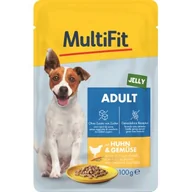 Mokra karma dla psów - MultiFit Adult Pouch Jelly 24x100 g - miniaturka - grafika 1
