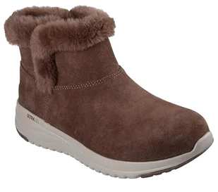Skechers Damskie buty On-The-GO Stellar Cozy Step Botki, czekoladowe, 34 EU, Czekolada, 38.5 EU - Botki damskie - miniaturka - grafika 1
