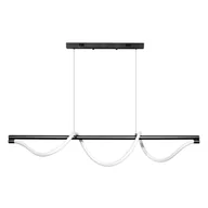 Lampy sufitowe - Lampa wisząca Serpente 55W czarna - wężyk gładki 1159 - Decorativi - miniaturka - grafika 1