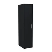 Półki i regały dla dzieci - Czarny regał z półkami i drążkiem N4-R26 - miniaturka - grafika 1