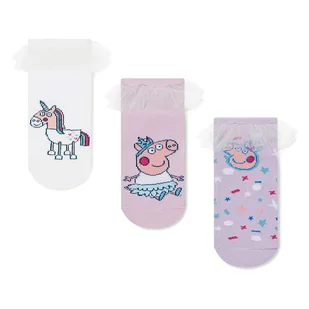PEPPA PIG ACCCS-SS25-205PP(3-PACK) Różowy jasny - Skarpetki dla dzieci - miniaturka - grafika 1