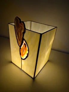Lampion szklany, świecznik - Świeczniki - miniaturka - grafika 1