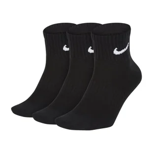 Skarpety Nike Everyday Lightweight Ankle 3Pak M SX7677 (kolor Czarny, rozmiar 42 - 46) - Skarpetki damskie - miniaturka - grafika 1