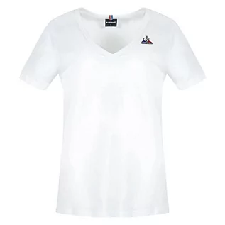 Koszulki i topy damskie - Le Coq Sportif Damska koszulka ESS Tee SS Col V No 1W, New Optical White, XL - grafika 1