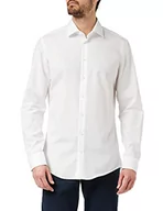 Koszule męskie - Seidensticker Męska koszula biznesowa Slim Fit – bez konieczności prasowania, wąska koszula z kołnierzem Kent – długi rękaw – 100% bawełna - miniaturka - grafika 1