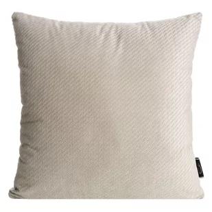 Euro Firany Poszewka Eurofirany Velvet Eliza Beżowy 45x45 1217018 - Poszewki na poduszki - miniaturka - grafika 1