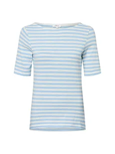 s.Oliver Koszulka damska Kobiety Bawełna niebieski|biały|wielokolorowy w paski, 40 - Koszulki i topy damskie s.Oliver Koszulka damska Kobiety Bawełna niebieski|biały|wielokolorowy w paski, 40 - Koszulki i topy damskie - miniaturka - grafika 1