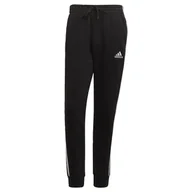 Spodnie sportowe męskie - Spodnie męskie adidas Essentials Tapered Cuff 3 Stripes - miniaturka - grafika 1
