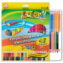 penmate Kredki Premium Kolori 24szt-48 kolorów - Przybory szkolne - miniaturka - grafika 1