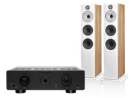 Zestawy stereo - Copland CSA70 (czarny) + 603 S3 (dąb) - miniaturka - grafika 1