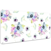 Podkładki na biurko - Mata ochronna na biurko Purpurowe kwiaty 100x50 cm, Dywanomat - miniaturka - grafika 1