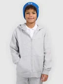 Bluzy dla chłopców - 4F Bluza dresowa rozpinana z kapturem chłopięca - szara 134 (8-9 lat) - miniaturka - grafika 1