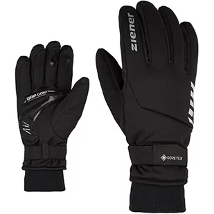 Ziener Męskie zimowe rękawiczki rowerowe Drukox GTX | wodoszczelne, oddychające, Gore-Tex, czarne, 9 - Rękawiczki - miniaturka - grafika 1