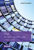 Książki o programowaniu - Microsoft VBA dla Office 365 i Office 2019 | ZAKŁADKA DO KSIĄŻEK GRATIS DO KAŻDEGO ZAMÓWIENIA - miniaturka - grafika 1