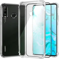 Etui i futerały do telefonów - Hello Case ETUI PANCERNE DO HUAWEI P30 LITE CASE SILIKON GUMA SLIM ANTI SHOCK SZKŁO - miniaturka - grafika 1