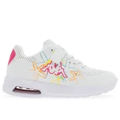 Buty dla dziewczynek - Buty Kappa Harlem 261049FLK-1017 - białe - miniaturka - grafika 1
