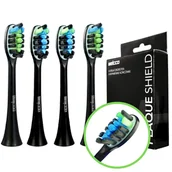 Końcówki do szczoteczek elektrycznych - Końcówki przeznaczone do GRUNDIG TB 8731 Czarne - miniaturka - grafika 1