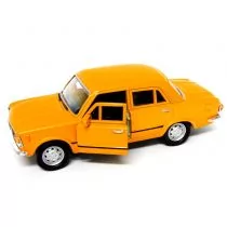 Fiat 125p 1:39 żółty WELLY - Samochody i pojazdy dla dzieci - miniaturka - grafika 2