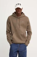 Bluzy męskie - G-Star Raw bluza x Sofi Tukker męska kolor brązowy z kapturem gładka - miniaturka - grafika 1