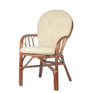Krzesła - RattaNeo Coral k143 krzesło brąz rattan naturalny - miniaturka - grafika 1