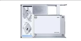 Dell dysk twardy 480GB SSD SATA 2,5" w obudowie 3,5" (345-BDZB) - Dyski serwerowe - miniaturka - grafika 1