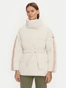 Kurtki damskie - EA7 Emporio Armani Kurtka zimowa 6DTK02 TNDMZ 1120 Beżowy Oversize - miniaturka - grafika 1