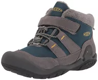 Buty dla chłopców - KEEN Knotch Chukka Boot, stalowy szary/niebieski morski skrzydło, 11 UK dziecko - miniaturka - grafika 1