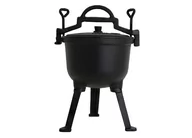 Garnki - Kinghoff Garnek żeliwny 5L z nogami 5903988111131 - miniaturka - grafika 1