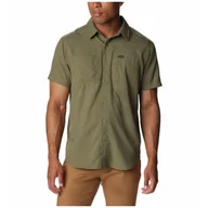 Koszulki sportowe męskie - Koszula męska Columbia Silver Ridge™ Utility Lite Short Sleeve Rozmiar: XL / Kolor: ciemnozielony - miniaturka - grafika 1