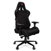 Fotele i krzesła biurowe - Fotel komputerowy biurowy YUMISU 2050 Magnetic Black Pink Tkanina - miniaturka - grafika 1