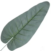 Sztuczne kwiaty - [680500] Liść anturium szarozielony 48cm - miniaturka - grafika 1