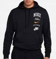 Bluzy męskie - Nike Męska Hoodie z kapturem Nike Club Fleece FN2634-010 r. S - miniaturka - grafika 1