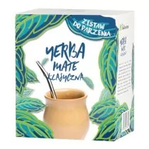 Matero Calabaza Brąz Prążkowane Bombilla Inox Resorta Ii Klasyczna 150G - Herbata - miniaturka - grafika 1