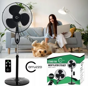 Duży regulowany wentylator stojący z pilotem - Pościel dla dzieci - miniaturka - grafika 4