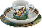 Miseczki i talerzyki dla dzieci - Lubiana Zestaw naczyń dla dzieci Samolocik porcelanowy - miniaturka - grafika 1