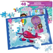 Puzzle - Drewniane Puzzle Koci Domek Gabi 48 el - miniaturka - grafika 1
