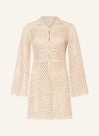 Sukienki - Mrs & Hugs Sukienka Szydełkowa beige - miniaturka - grafika 1