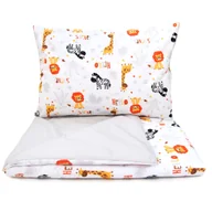 Pościel dla dzieci - POŚCIEL 160x100 DZIECIĘCA 2EL 100x160 + POSZEWKA 50X60 DO ŁÓŻECZKA ŁÓŻKA - miniaturka - grafika 1