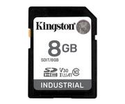 Karty pamięci - Kingston 8GB SDHC Industrial UHS-I U3 V30 A1 pSLC - darmowy odbiór w 22 miastach i bezpłatny zwrot Paczkomatem aż do 15 dni - miniaturka - grafika 1