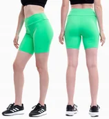 Spodenki damskie - 4F krótkie spodenki legginsy damskie sportowe fitness wysoki stan roz. S - miniaturka - grafika 1