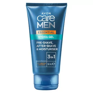 Avon Men Essentials 3w1, Żel Krem Do Golenia, 50 Ml - Kosmetyki do golenia - miniaturka - grafika 1