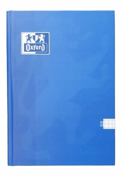 Oxford Brulion A5 kratka 80k. niebieski