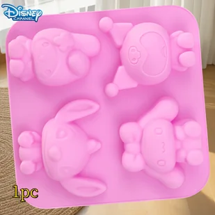 TEMU Disney One Stitch Culomy Cinnamon Dog Melody Kwadratowa Forma do Mydła w Kolorze Różowym, Ręcznie Robiona Forma do Mydła z Kleju, Wielokrotnego - Rękodzieło - miniaturka - grafika 1
