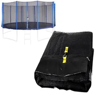 Akcesoria do trampolin - Spartan Siatka ochronna do trampoliny 487 cm, niebieska - 5 nóg, 10 słupków - miniaturka - grafika 1