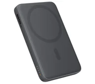 Powerbanki - Aukey MagFusion Slim PB-MS03 Magnetic 5000mAh 20W Szary - miniaturka - grafika 1