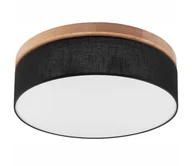 Lampy sufitowe - Brilagi - Lampa sufitowa BELLADONNA 3xE27/15W/230V czarne/dąb - miniaturka - grafika 1