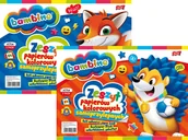 Szkolne artykuły papiernicze - St. Majewski Papier Zeszyt papierów kolorowych samoprzylepnych B4 8k. BAMBINO ZS20STR - miniaturka - grafika 1