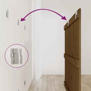 Wezgłowie łóżka, miodowy brąz, 147x3x90 cm, lite drewno sosnowe Lumarko! - Inne meble do sypialni - miniaturka - grafika 7