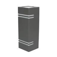 Lampy ogrodowe - Lampa Ogrodowa Naścienna Micasa10 Szara - miniaturka - grafika 1